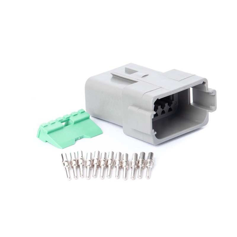 DT12GY-RK – DT Series – Deutsch 12 Pin Connector Receptacle Kit