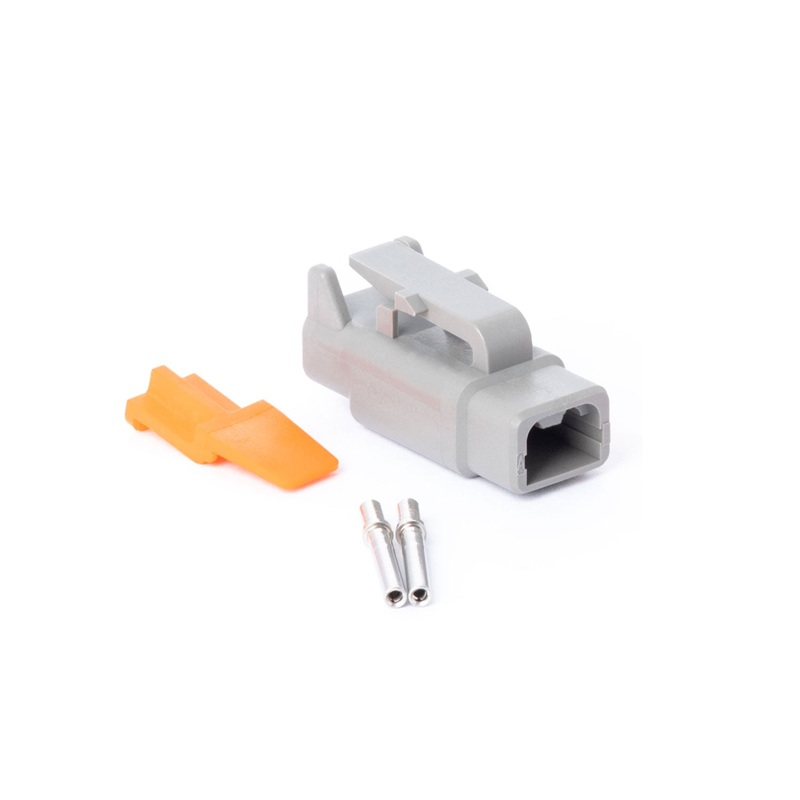 DTM02GY-PK – DTM Series – Deutsch 2 Socket Connector Plug Kit