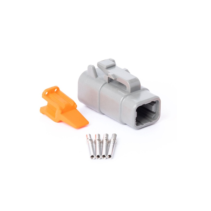 DTM04GY-PK – DTM Series – Deutsch 4 Socket Connector Plug Kit