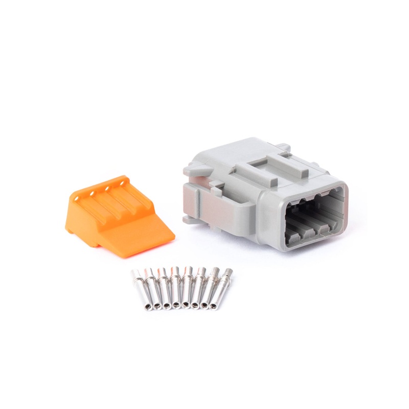 DTM08GY-PK – DTM Series – Deutsch 8 Socket Connector Plug Kit
