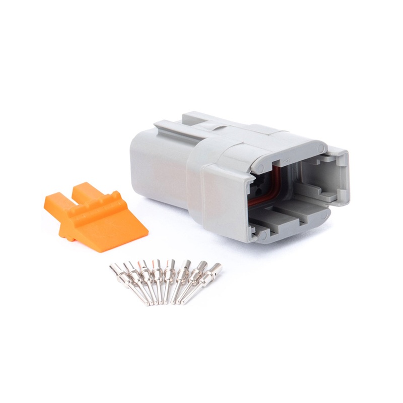 DTM08GY-RK – DTM Series – Deutsch 8 Pin Connector Receptacle Kit