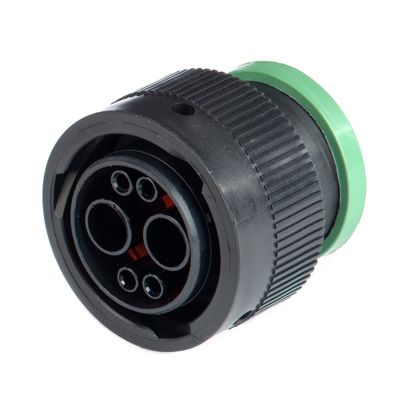 HDP26-18-6SN-L017 – HDP20 Series – 6 Socket Plug – 18 Shell – N Seal – Ring Adapter