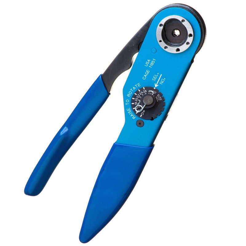 AF8 – Mil-Spec Crimp Tool Frame – Upper Range – 12-26 AWG – 8 Impression (Needs TH163 Turret Head – Not included!)