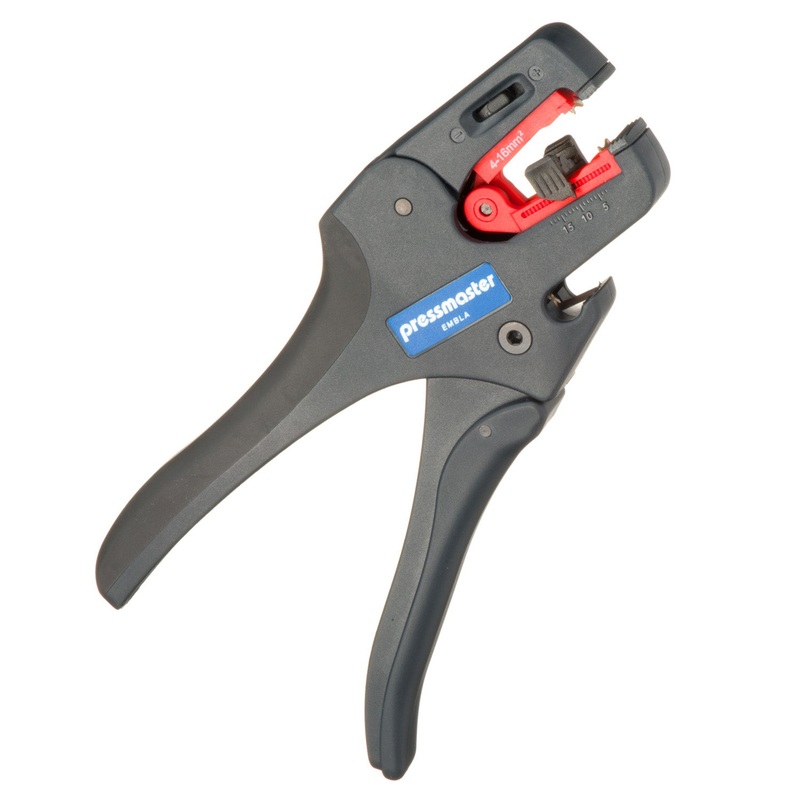 EMBLA 16 – Self-Adjusting Wire Stripper – 5-12 AWG – O Blade