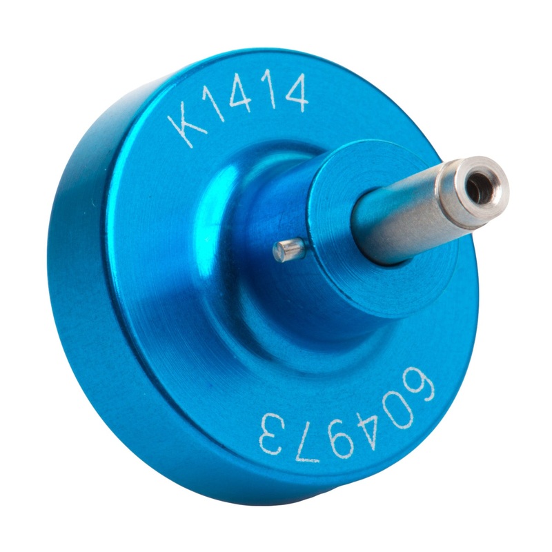 K1414 – AFM8 Crimper Positioner – Socket #604935 – Size 23 Contacts – 22-28AWG – Blue