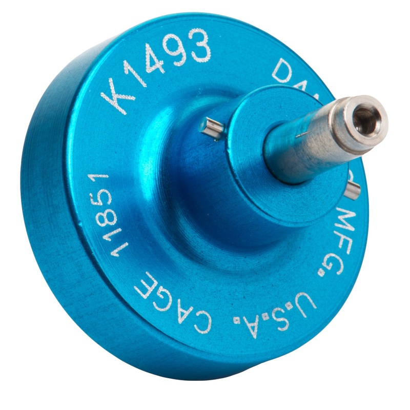 K1493 – AFM8 Crimper Positioner – Pin #604946-31 – AS Comp/ASU 3-Way – 22-28AWG – Blue
