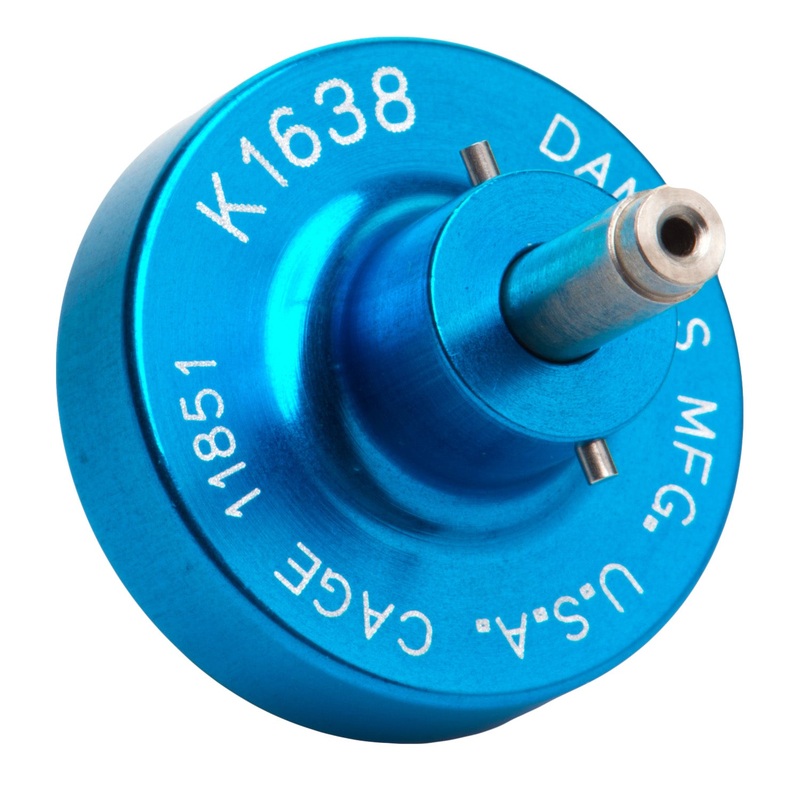 K1638 – AFM8 Crimper Positioner – Pin #605719-31 – Size 24 Contacts – 24-30AWG – Blue